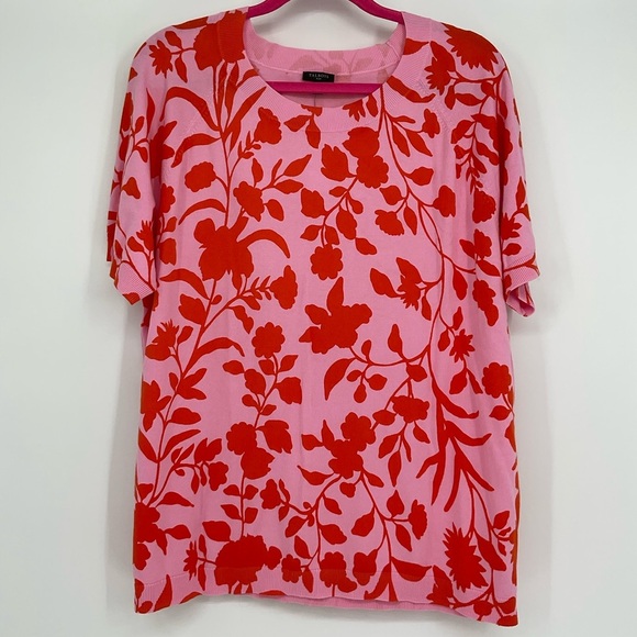 Talbots Elbow Sleeve Pullover in French Rose Size 2X NWT - Picture 1 of 7